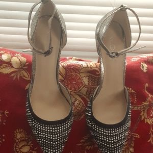 Aldo silver shoe